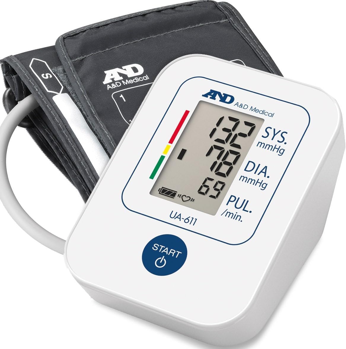 A&D Digital Blood Pressure Monitor – Upper Arm cuff with Irregular Heartbeat Detection
