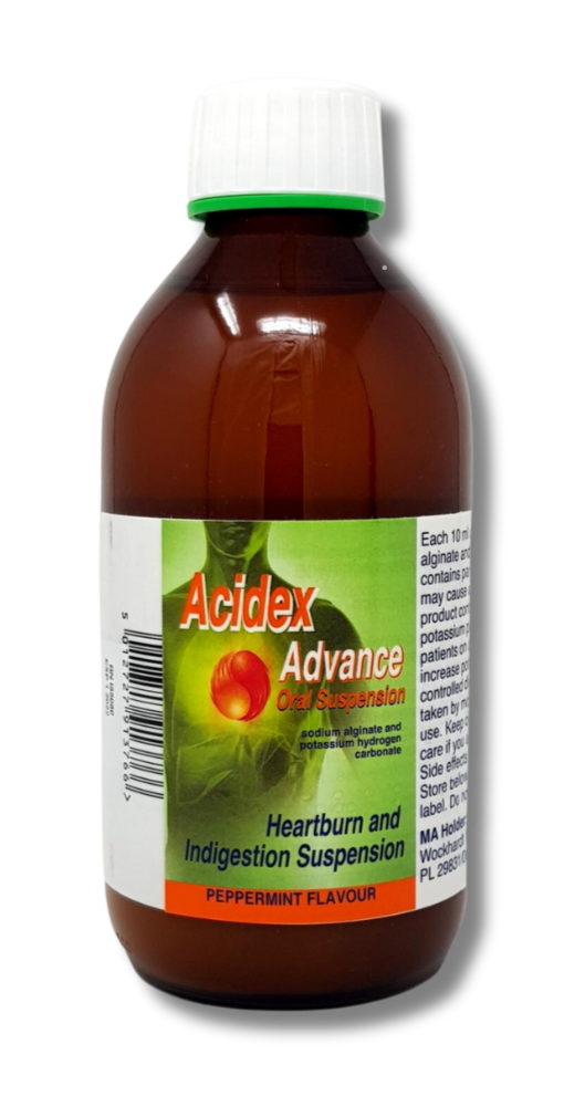 Acidex Advanced Oral Suspension Peppermint - 500ml