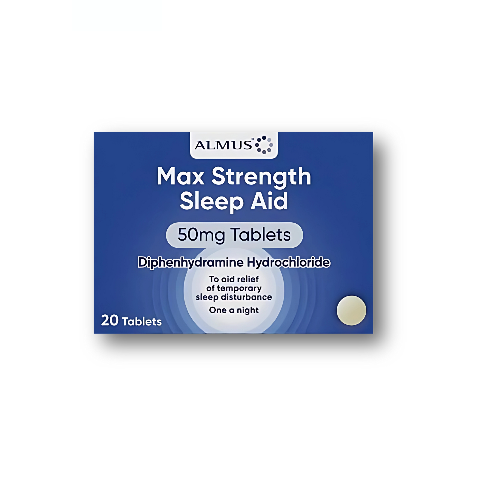 Almus Max Strength Sleep Aid - 20 tablets