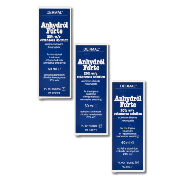 Anhydrol Forte Antiperspirant - 60ml x3