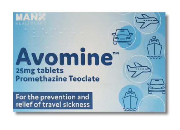 promethazine avomine tablets for travel sickness