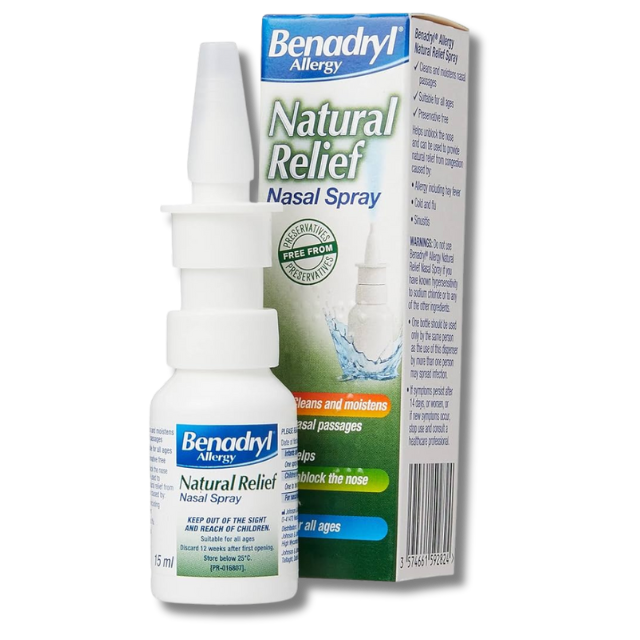Benadryl Allergy Natural Relief Spray - 15ml