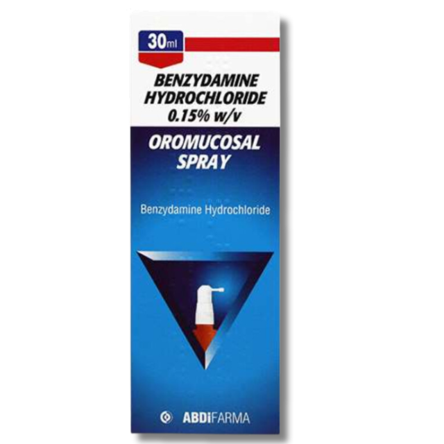 Benzydamine 0.15 spray- 30ml