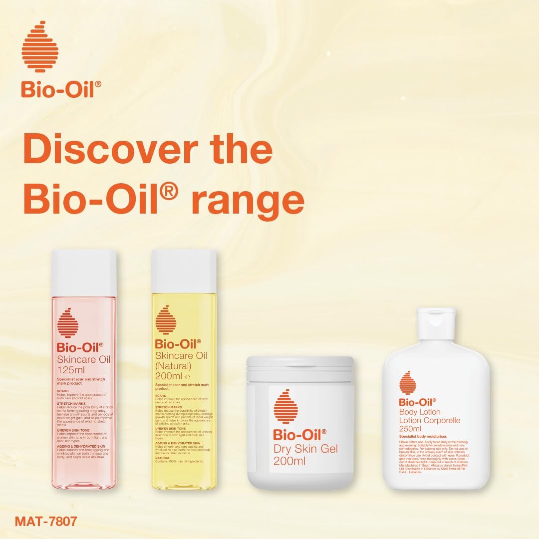 Bio-Oil Gel Natural – Dry Skin Moisturiser with Plant Oils – 200ml