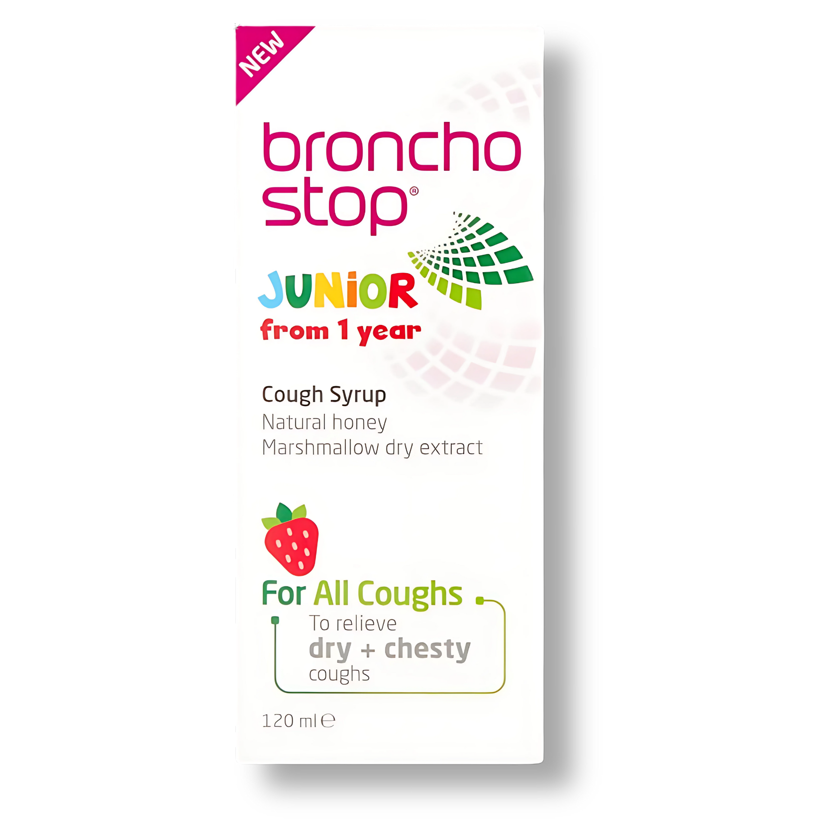 Bronchostop Junior Cough Syrup – Soothing Syrup for Children – 120ml