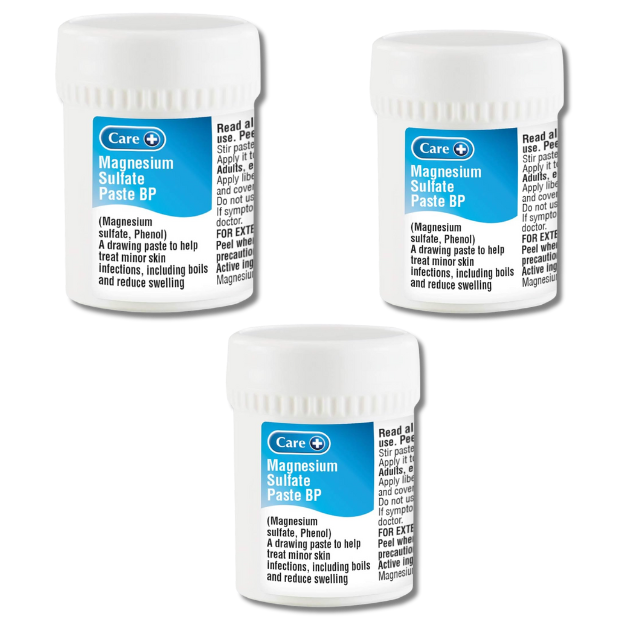 Care+ Magnesium Sulphate Paste - 50g x 3