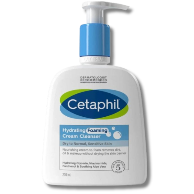 Cetaphil Hydrating Foaming Cleanser - 236ml