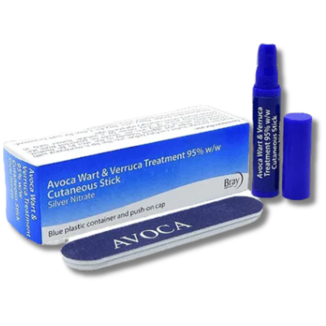 AVOCA Wart and Verruca Silver Nitrate Caustic Pencil 95%