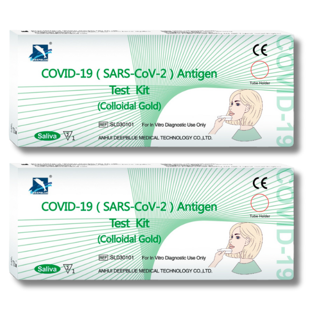 DeepBlue COVID-19 Test Kit Lateral Self-Testing Kit - 5 Tests x 2