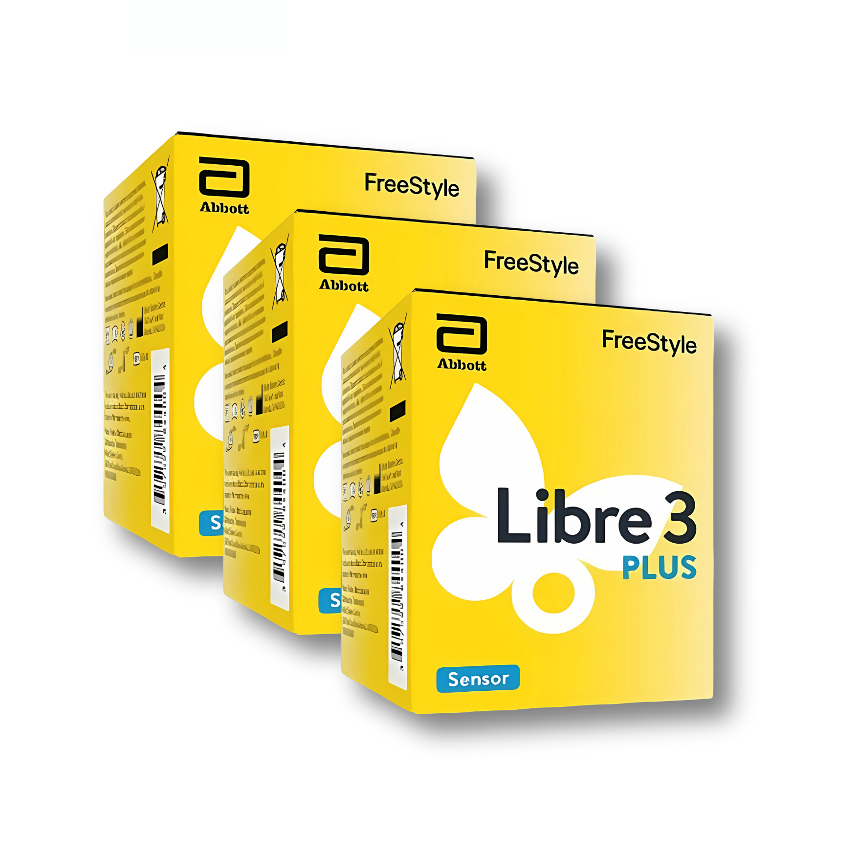 FreeStyle Libre 3 Plus Sensors – Pack of 3 | Real-Time Continuous Glucose Monitoring for Diabetes