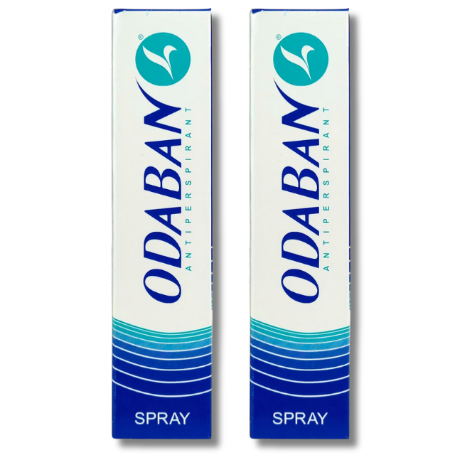 Odaban Antiperspirant Spray - 30ml x 2 Packs