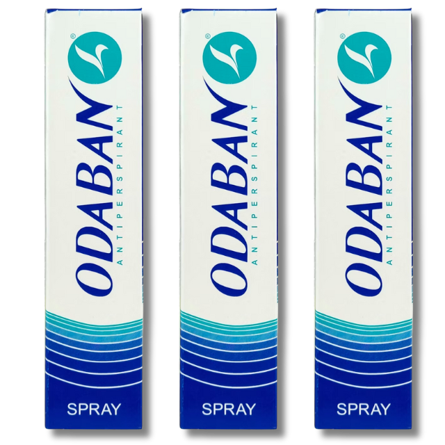 Odaban Antiperspirant Spray - 30ml x 3 Packs