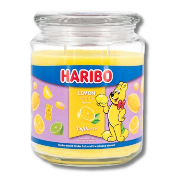 Haribo Lemon Fruits Scented Candle - 510g