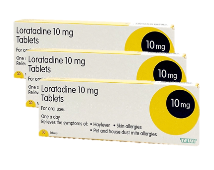 Loratadine Hay Fever Relief 10 mg Tablets - x3 Month Supply