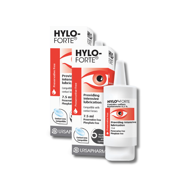 Hylo-Forte Eye Drops - 10ml Pack of 2