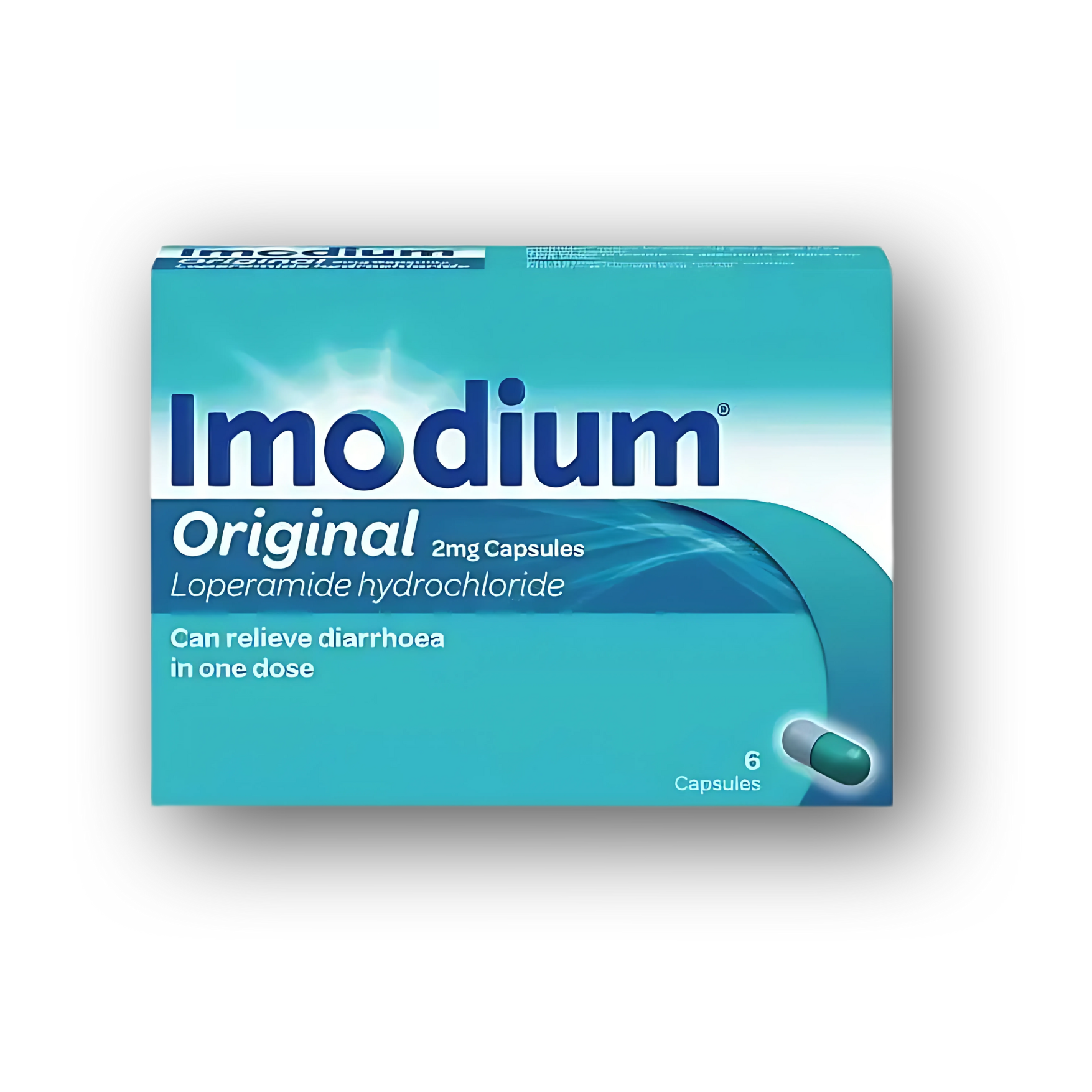 Imodium Original 2mg – 6 Capsules | Fast & Effective Relief from Diarrhoea