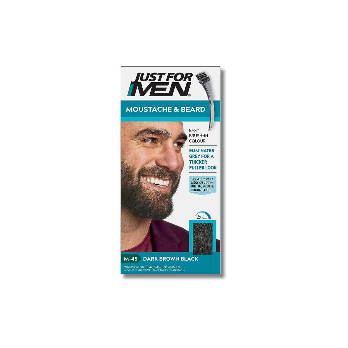 Just For Men Moustache & Beard Dark Brown-Black M-45