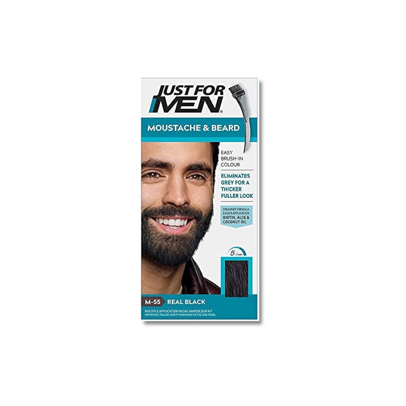 Just for Men Beard Gel Real Black M-55