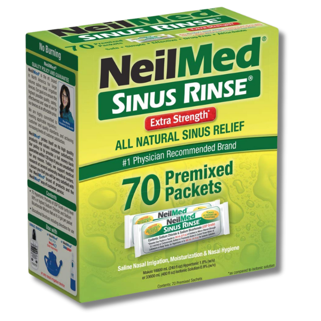 NeilMed Pre-Mix Hypertonic - 70 sachets
