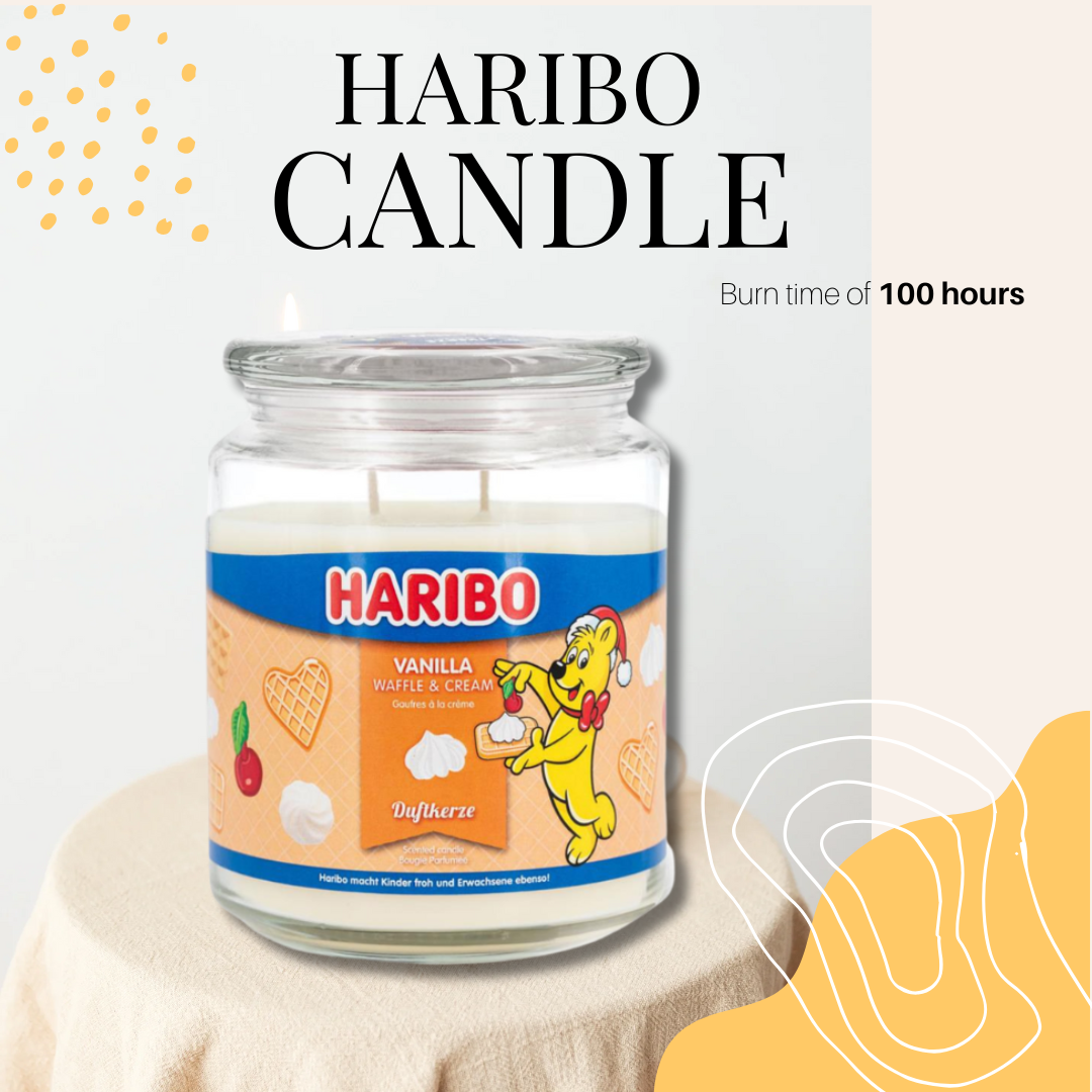 Vanilla Waffle Cream - 510g Scented Candle Haribo