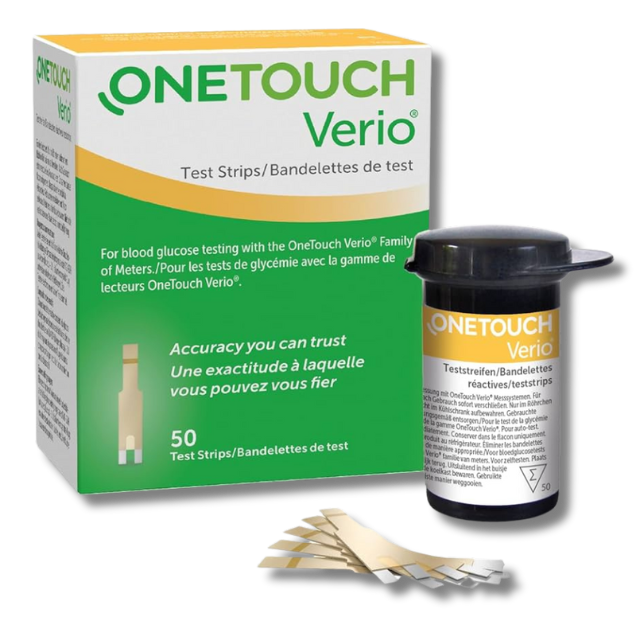 One Touch Verio – 50 Strips (Expiry Date 12/2024)