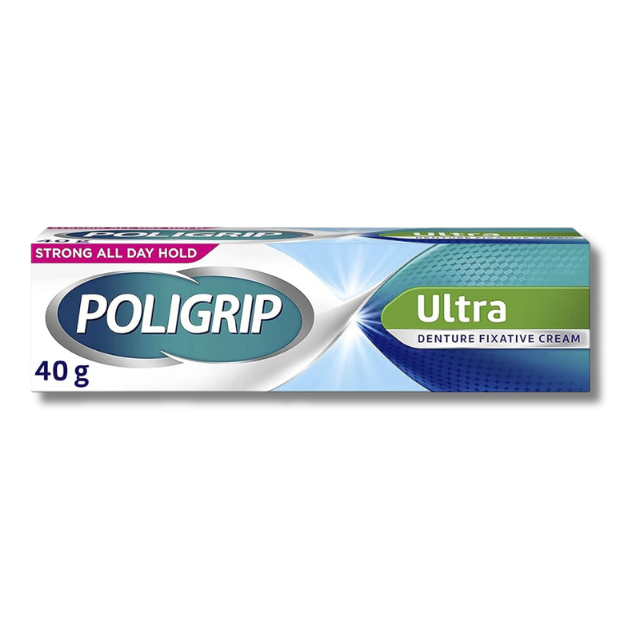 Poligrip Ultra Denture Fixative Cream - 40g