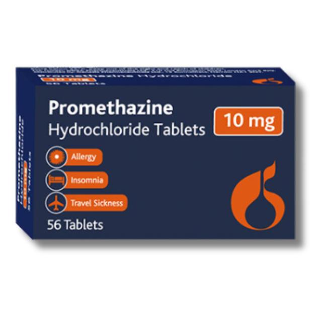 Promethazine Hydrochloride Generic 10mg - 56 Tablets