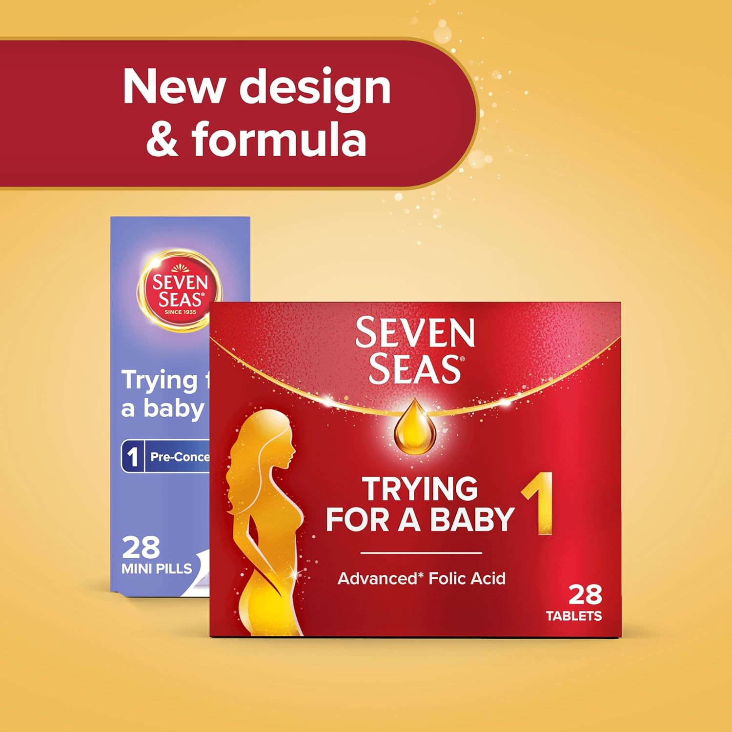 Seven Seas Trying for a Baby – Folic Acid - 28 Mini Pills