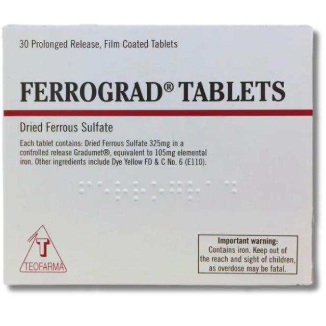 Ferrograd - 30 Tablets
