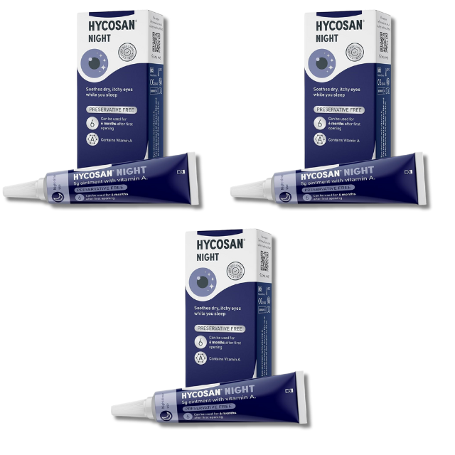 Hycosan Night Ointment 5g Pack of 3