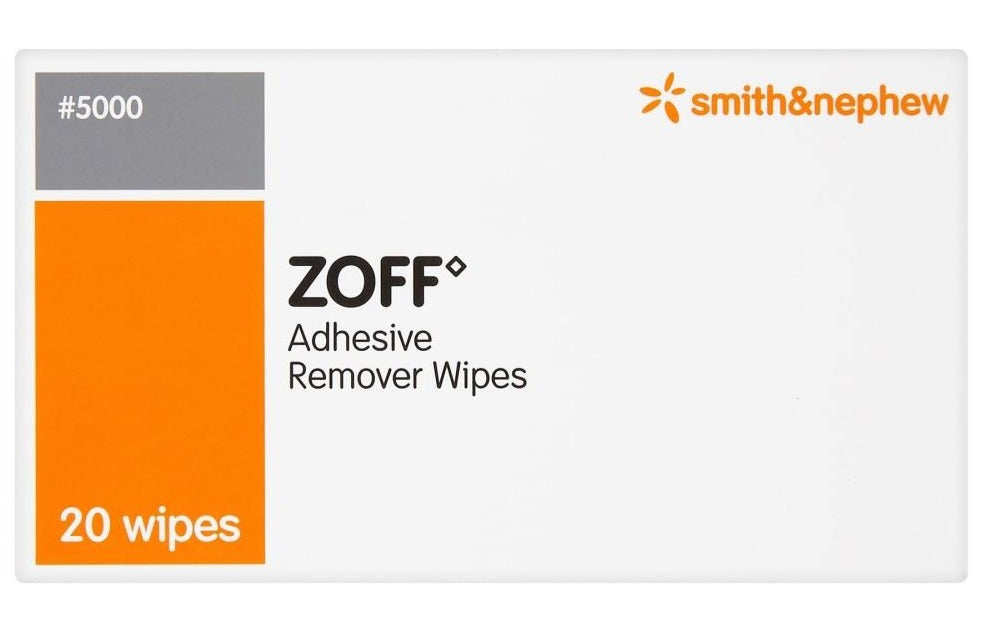 Zoff 20 Adhesive Remover Wipes