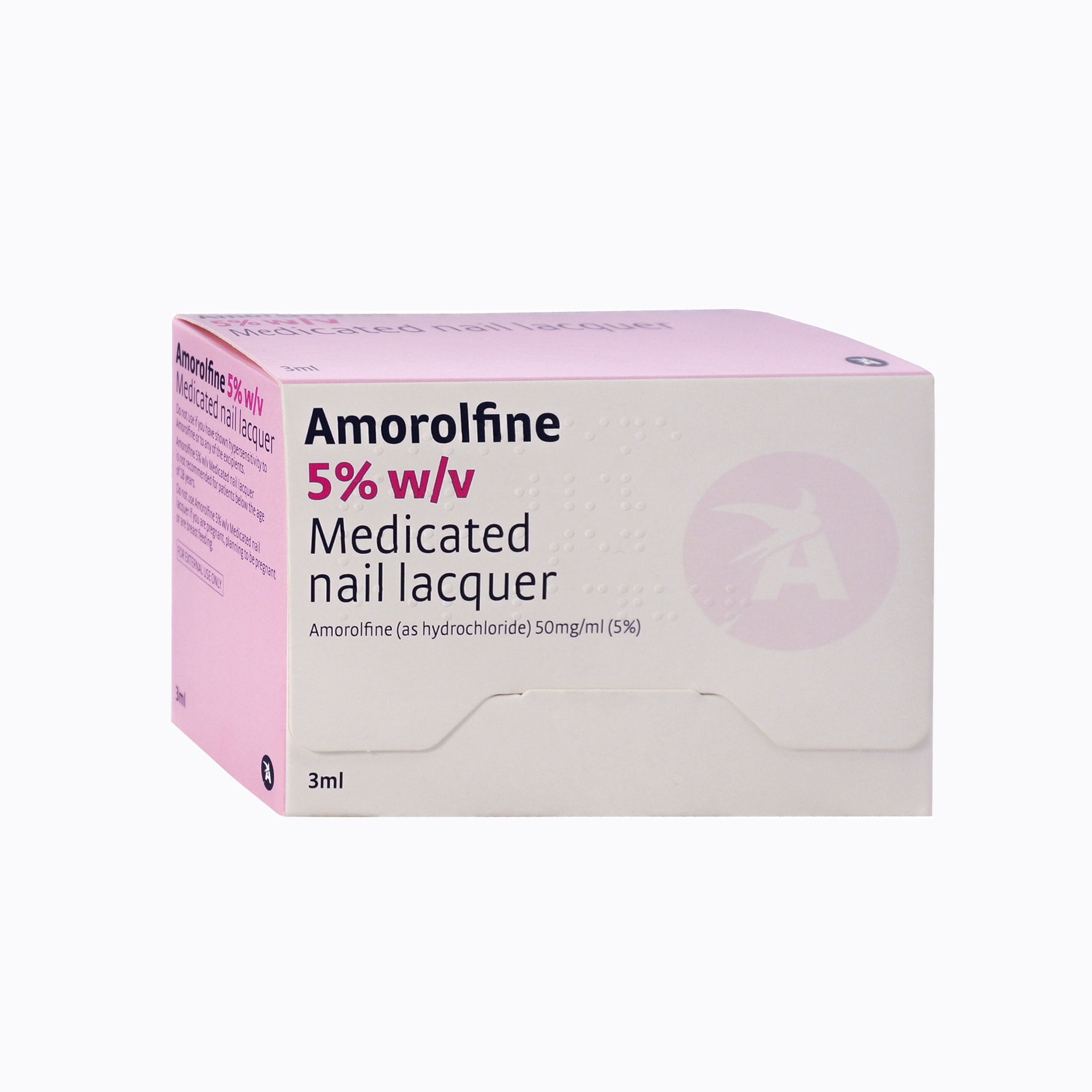 Amorolfine 5% Medicated Nail Fungal Lacquer 3ml