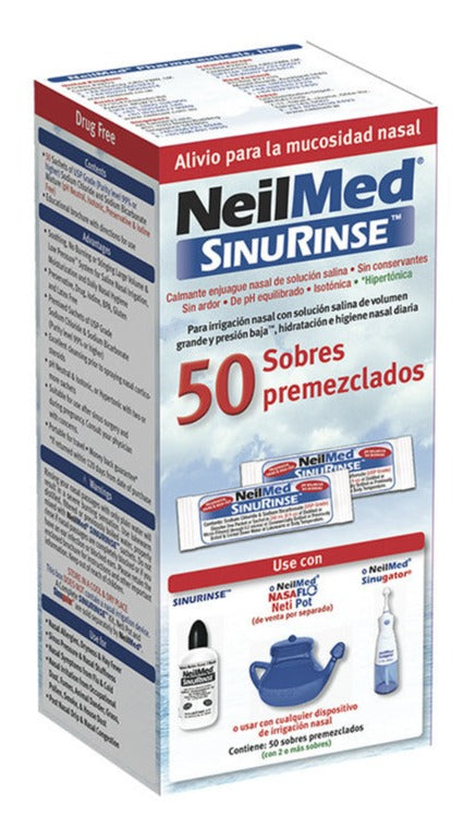 NeilMed Sinus 50 Premixed Sachets