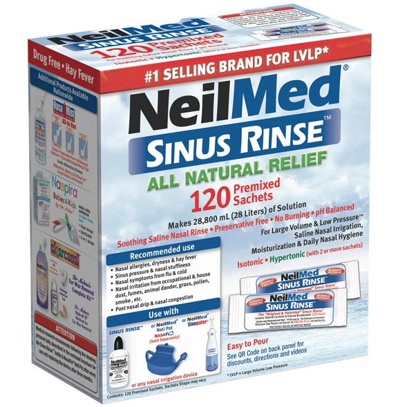 NeilMed 120 Premixed Sachets