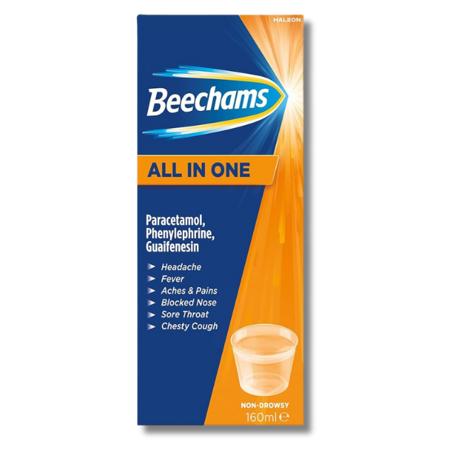 Beechams All In One Liquid - 160ml