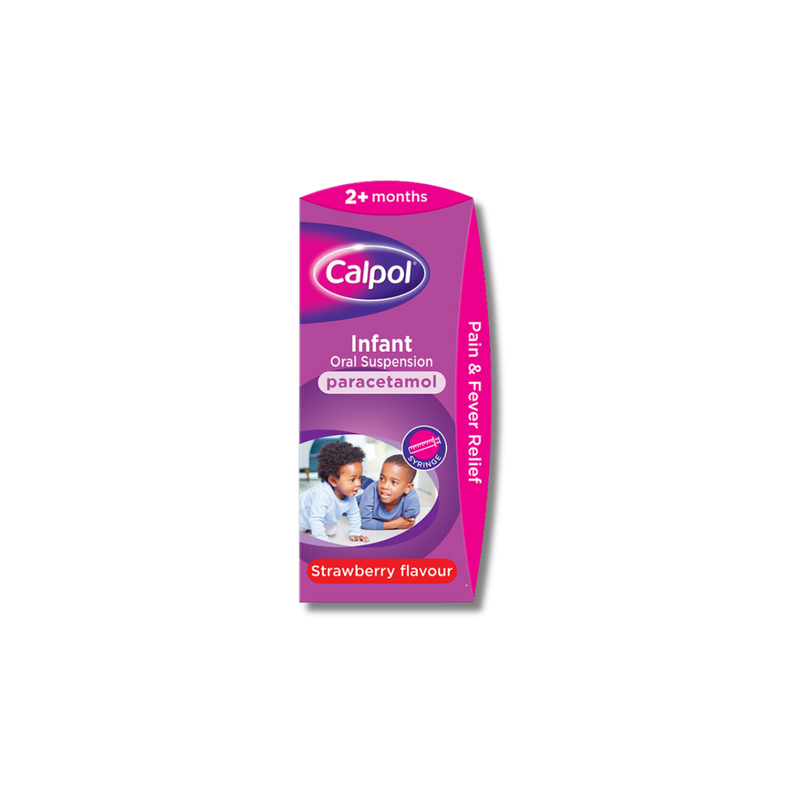 CALPOL Infant 120mg/5ml Oral Suspension - Strawberry Flavour - 200ml