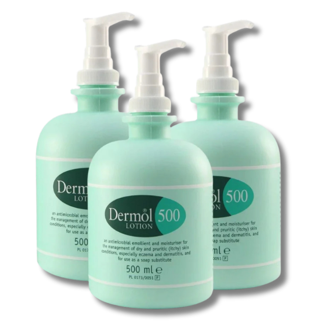 Dermol 500 Lotion - 500ml x 3