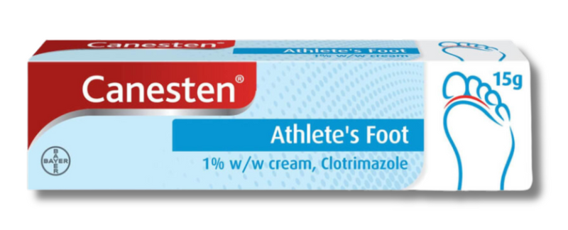 Canesten Athletes Foot 1% W/W Cream - 15g