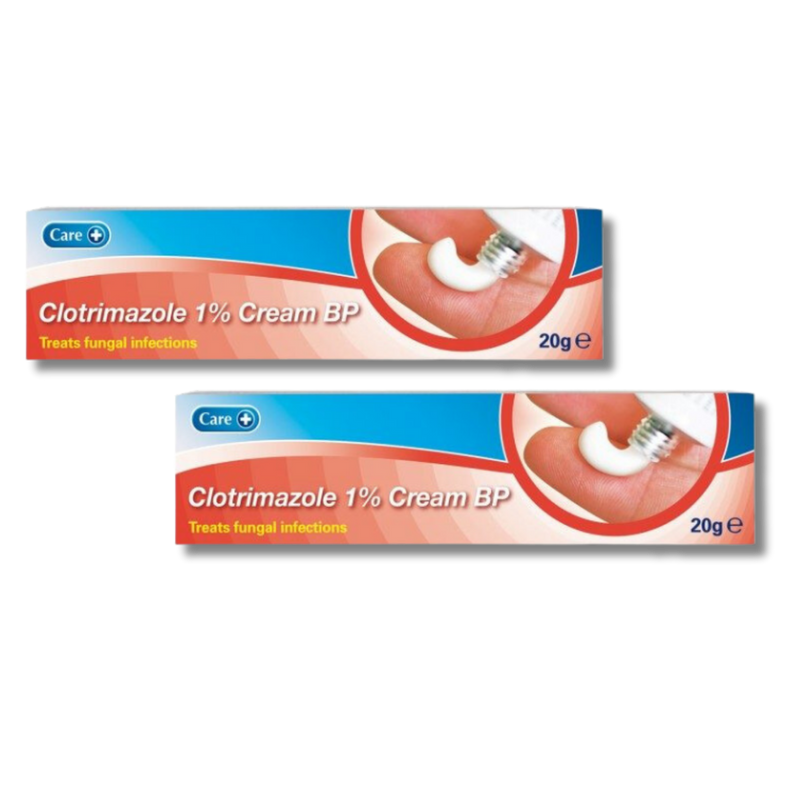 Care Clotrimazole 1% cream - 20g x2 Pack