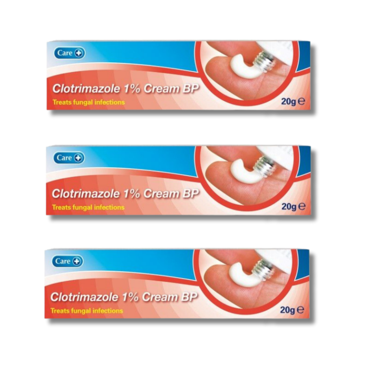 Care Clotrimazole 1% cream - 20g x3 Pack