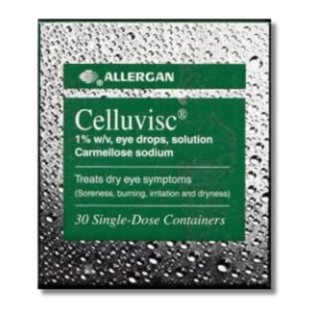 Celluvisc 1% Eye Drops - 30 Doses