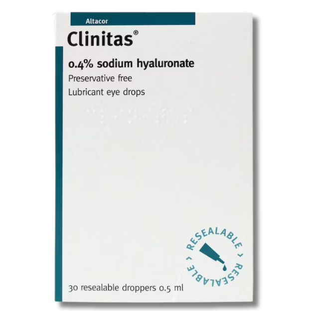 Clinitas Lubricant Eye Drops 0.4% - 30 Resealable Droppers