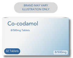 Co-codamol - 8/500mg - 32 Tablets - For Acute, Moderate To Severe Pain Relief