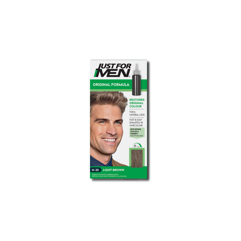 Just For Men Shampoo-In Hair colour Natural Light Brown H-25