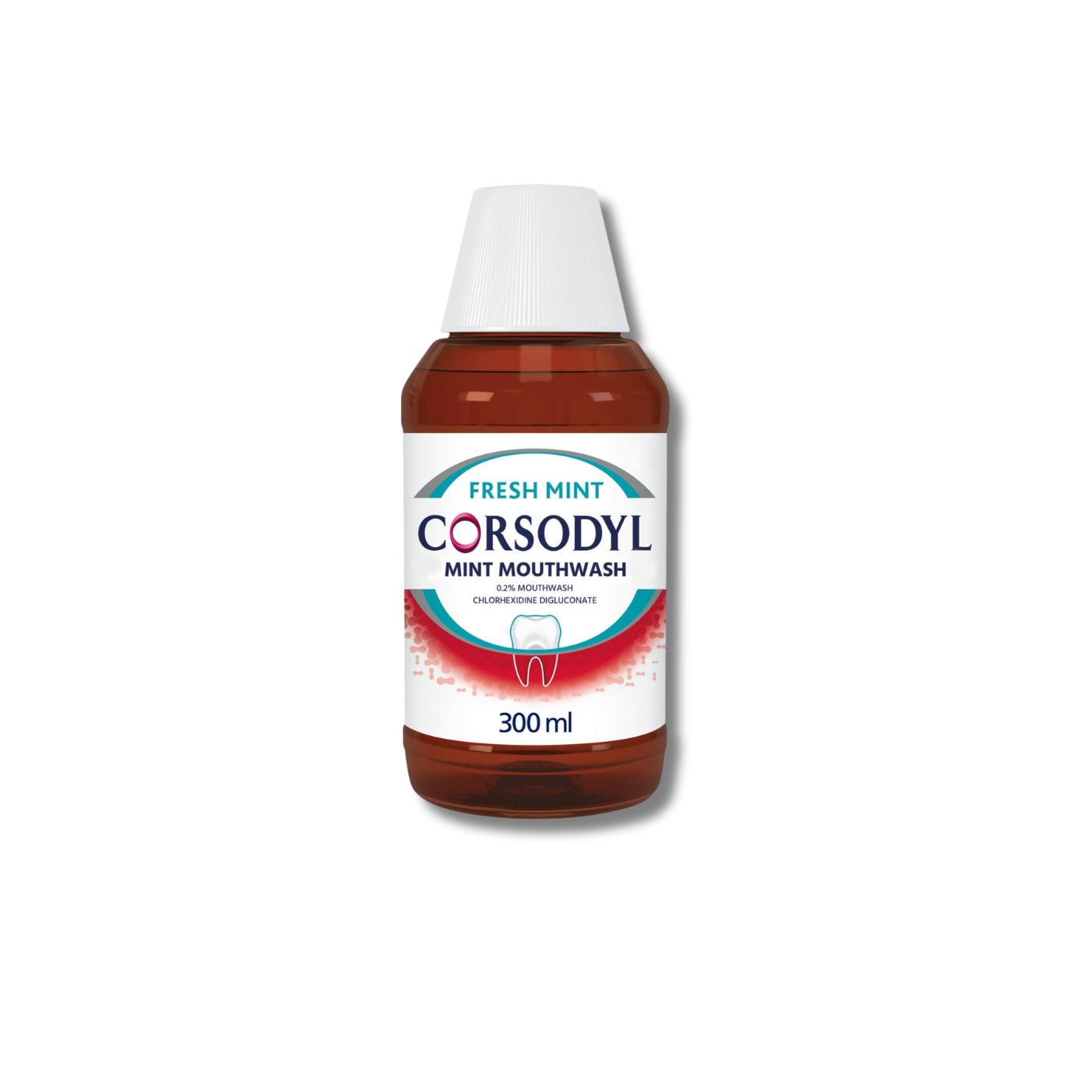 Corsodyl Chlorhexidine Digluconate Mouthwash Fresh Mint Flavour - 300ml