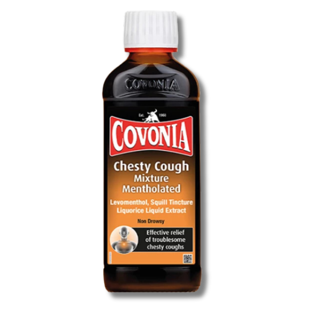 Covonia Chesty Cough Mixture Mentholated - 150ml