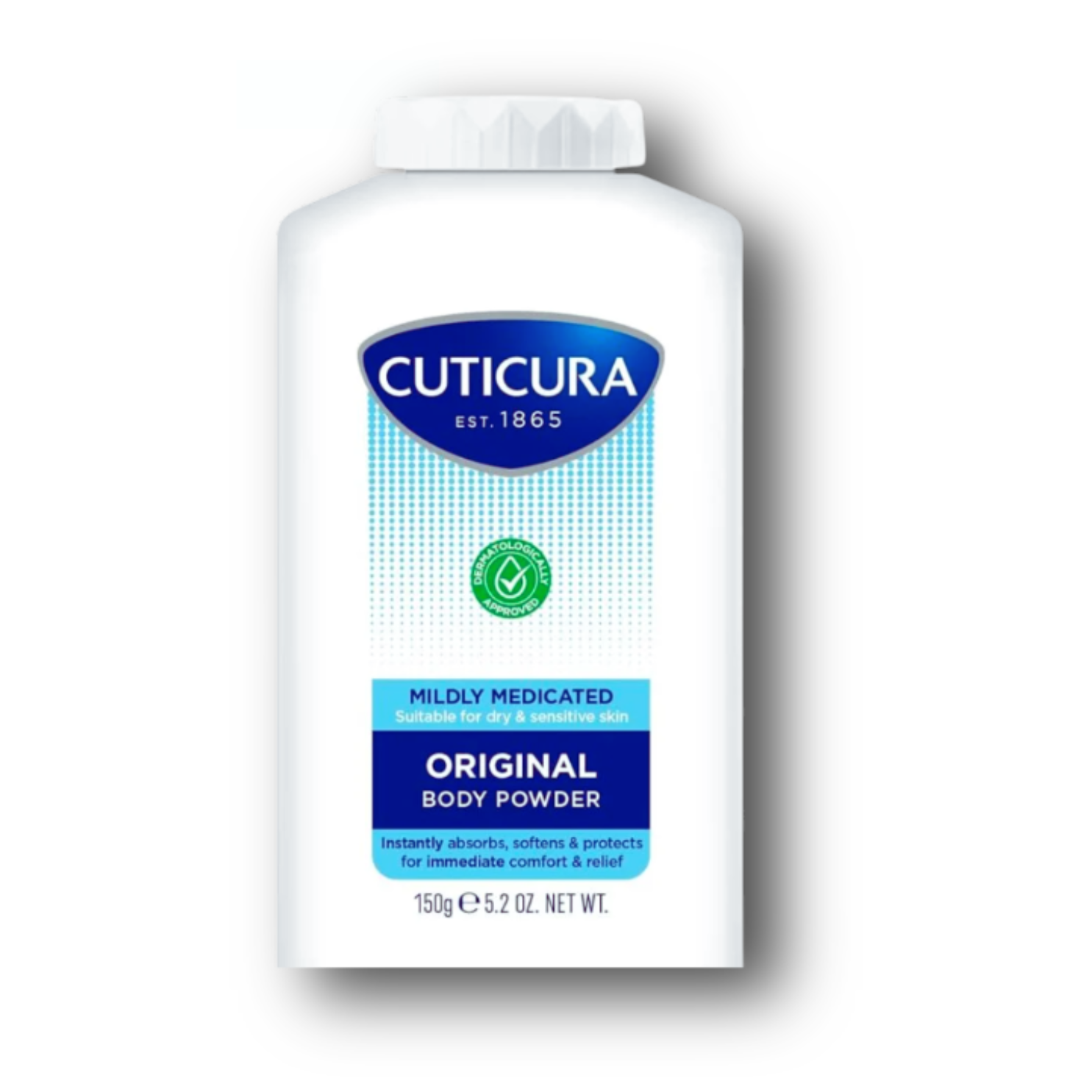 Cuticura Talc Powder 150g – Soothing & Refreshing Talcum Powder for Sensitive Skin