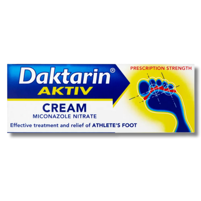 Daktarin Aktiv Cream - Athlete's Foot Cream - 30g
