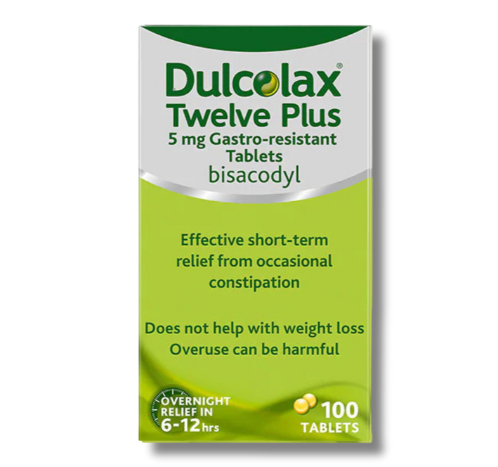 Dulcolax Twelve Plus 5 mg Gastro-resistant - 100 Tablets