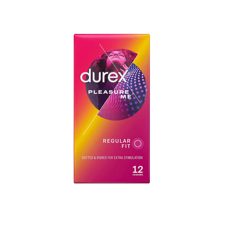 Durex Pleasure Me Ribbed & Dotted Condoms - 12 Pack